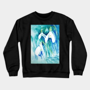 Snowdrops Crewneck Sweatshirt